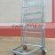 Foldable warehouse or supermarket application steel logistic trolley