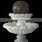 Nature marble stone ball Chinese stone carving sphere