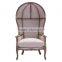 Ellis wood occasional round egg shape Chair