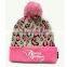 Wholesale fashion acrylic knitted women beanie winter hat men knitted winter hat