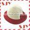 Bow Tie Design Women summer beach hat straw sun cap