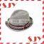 Cheap Wholesale Summer Short Brim Fedora Hat Wholesale Skimmer Straw Hat