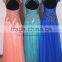 2014 new style elegant sexy beaded f short sleeve evening dress