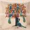 high quality painting of flowers and birds in traditional Chinese style custom cushion cover