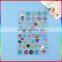 Full color Printing Die cut Hologram Epoxy PVC sticker for Children