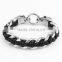competitive price wholesale skull head bracelet leather stud bracelet