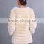 RB26 wholesale rabbit fur coat ladies coat