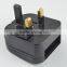 New product China alibaba wholesales,Euro to UK BS1363 converter plug with FUSE 13A ,ac plug adapter male to male