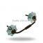 Fancy Half Melon Light Blue Handle Antique FInish