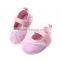 Wholesale 0-1 year baby toddler lace princess soft sole shoes baby dress shoes