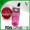 BPA free cylinder empty clear water PCTG drink bottle 600ml