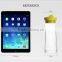 New design 800ml heat resistant glass carafe water bottle with silicone lid
