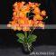 Attractive home decoration vivid silk flowers artificial potted orchids