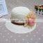 2016 New Fashion Children's Spring Summer Girl Flower Outdoor Travel Prevented Bask Straw Hats