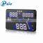 Hot Sale HUD Head Up Display Plug ang Play HUD Speed Alarm HUD Head Up Display