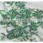 Hot sales green sequin and beaded tulle embroidery lace fabric for new dress