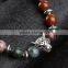 2016 summer new women men natural stone 6mm beads bangle bracelet