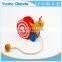 colorful Pull Along snail Wooden Toy as you pull they make a a fun baby