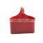Multipurpose Red PVC Leather Magazine Storage Basket
