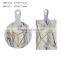 Gold line decorative Black marble cutting board set