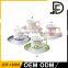 Gold Emboss New bone Coffee Cup and Saucer Sets