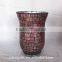 Color Mosaic Modern Flower Vase Tall Glass