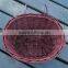 Wholesale high quality handmade woven wicker removable wicker bicycle basket