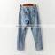 2017 New Arrival Ladies' Hola Denim Pants Skinny cropped jeans