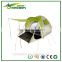 Beige - Green double cloth camping tent with logo printing