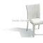 White rattan outdoor furniture PE wicker garden chair