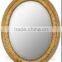 polyresin framed mirror, wall decorative mirror, round mirror