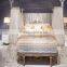 Luxurious Royal Solid Wood King Chair with Wheels, Imperial Carved Wooden Throne Armchair with Golden Tassel BF12-04264c