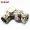 CCTV camera solderless coaxial L type bnc male connector