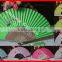 Popular Bamboo Crafts Fabric Fan