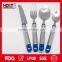 customized cheap stainless steel round handle cutlery for best selling
