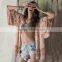 Fashion Print Summer Beach Kimono Outfit