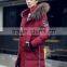 Custom warm fur-collar slim fit casual jacket unisex parka cotton padded winter jacket