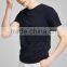 100% cotton plain round neck slim fit tee shirt man t-shirt
