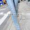 fashion knitted tall women's fancy denim jeans ladies sex jeans women's fashion