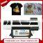 high speed 3D effect digital t-shirt printing machine with dual printheads