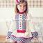 Little Girls Fall Boutique New Arrive Lace Bow Dress Pink Dress Twins Clothing