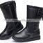 Cute warm leather baby boots bow style child boots shoes Girls kids winter boots