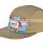 Floral design your own custom hat 5 panel custom hat wholesale