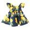 ShiJ Baby Girls Dress Lemon 100% Cotton In Stock Kids Clothes