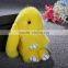 Myfur Popular Lady Bag Charm Real Rabbit Fur Key Ring Car Accessory