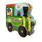 train pattern board book customizable children card book education books