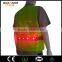 cheap good quanlity led potable reflective safety custom hi vis vest