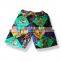 Fashionable Men Printed Short Pants Custom Imitation Linen Materia Beach Shorts in Guangzhou
