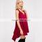 Wholesale Wine Red Hand Work Dress