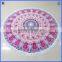 Super soft mandala round beach towel with tassels